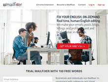 Tablet Screenshot of mailfixer.com